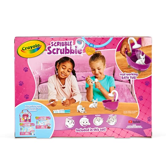 Crayola® Scribble Scrubbie Pets Purple Tub Playset